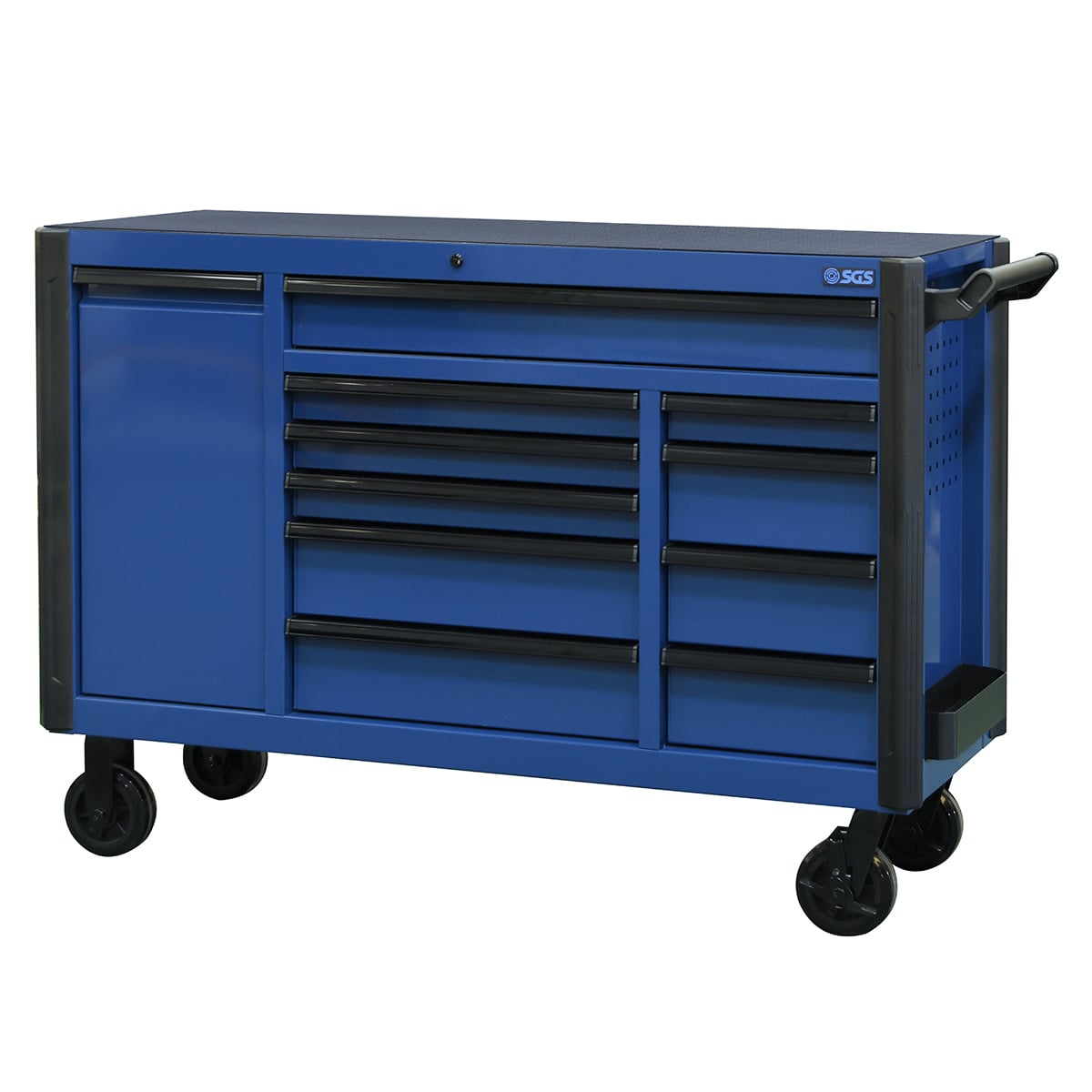 SGS 59in Roller Cabinet- 11 Drawers-Blue